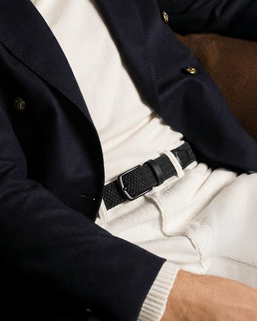CHAOREN Men's Braided Stretch Golf Belt - Perfect Fit for Casual Pants, Shorts & Jeans