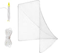 Skiennix Heavy Duty Lacrosse Goal Net - 6' x 6' x 7' with Installation Tool & Lacing Rope