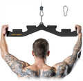 **Skiennix LAT Pull Down Bar - 6 Ergonomic Handles for Neutral Grip | Versatile Pulldown Attachment for Home Gym**