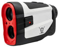 Super E Caddy Laser Golf/Hunting Range Finder, 875 Laser Range Finder with 6X Magnification, Fully Multi-Coated Ultra-Clear View, with Slope Correction, Pin-Seeker & Flag-Lock