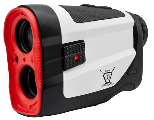 Super E Caddy Laser Golf/Hunting Range Finder, 875 Laser Range Finder with 6X Magnification, Fully Multi-Coated Ultra-Clear View, with Slope Correction, Pin-Seeker & Flag-Lock