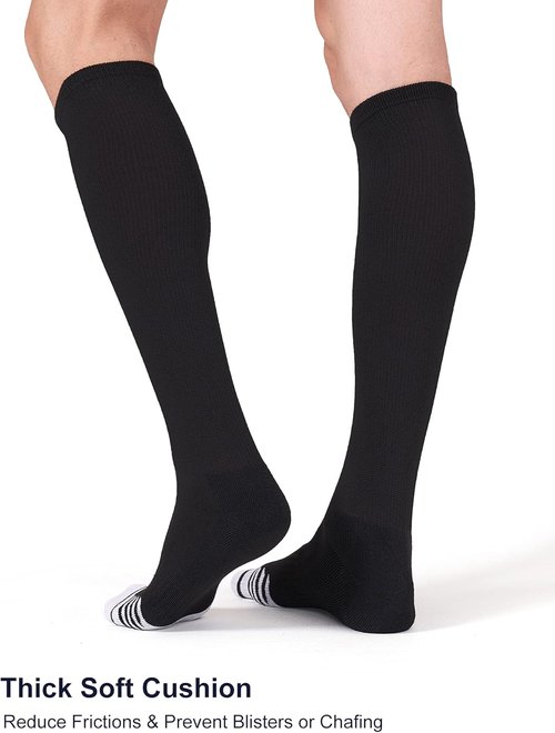 FITRELL Over-the-Calf Knee High Socks - 2/3 Pack Baseball, Soccer, Softball for Kids & Adults | Multiple Colors