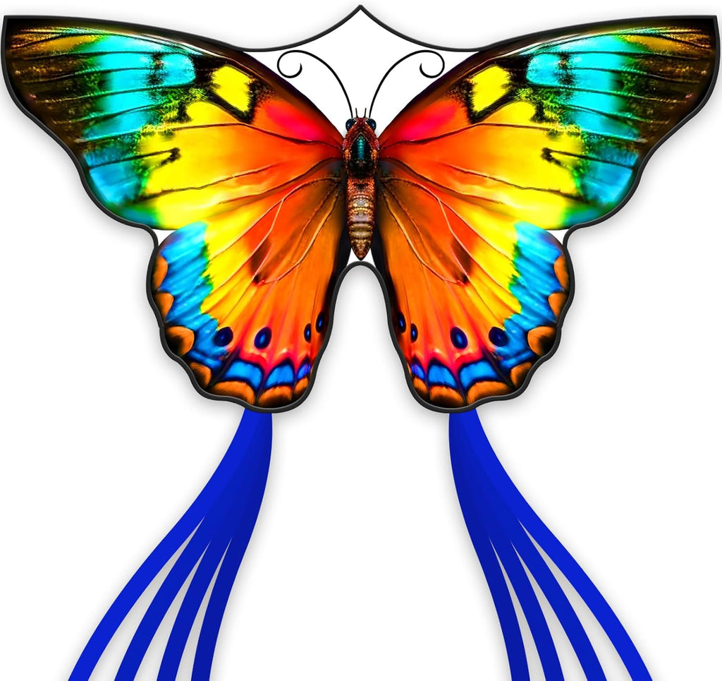 SGftre Butterfly Kites - Easy to Fly for Kids & Adults | Perfect for Outdoor Family Fun (Flower Splendour)