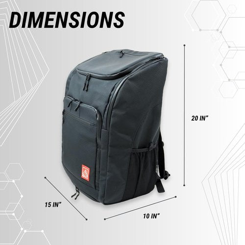 Generic Pickleball Bag - Large Backpack Fits: 4+ Paddles, 2 Water Bottles, Laptop, Shoe Compartment, Fence Hook, Black