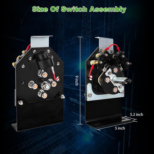 10L0L Forward Reverse Switch Assembly for EZGO TXT 1994-up Golf Cart, OEM# 73036G01 70578G01 70578G02 73036-G01 70578-G01 70578-G02 Black
