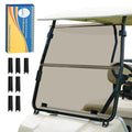 MIXOPOLY Golf Cart Windshield for Club Car Ds (Fit for 2000.5-up, Tinted)