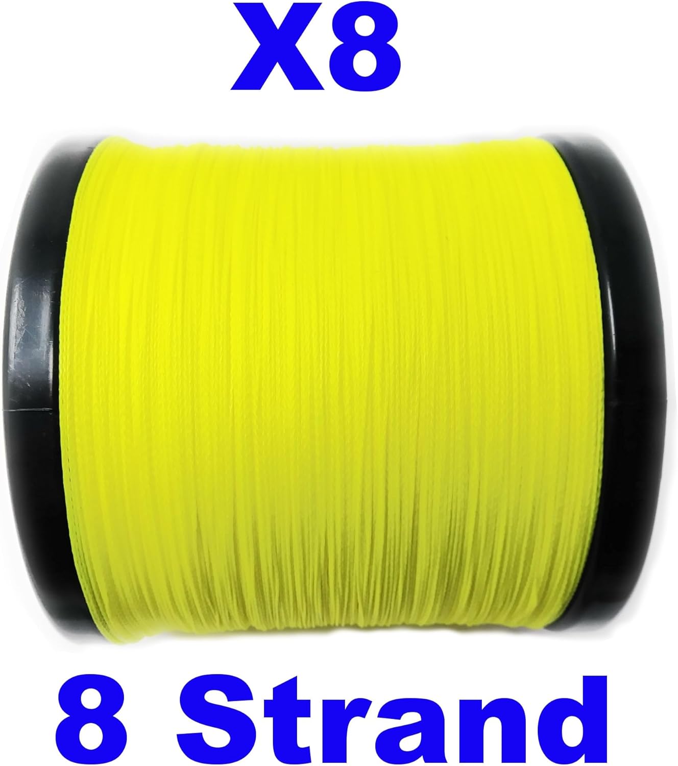 Reaction Tackle Braided Fishing Line - Pro Grade Power for Saltwater & Freshwater - High Visibility Color