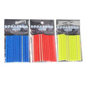 BQWanFA 36 Pcs Cycling Reflectors, Red Yellow Blue Bike Wheel Spoke Reflectors, Universal Bicycle Reflective Clips Warning Spoke Lights Covers Easy Mounting Fit for All Standard Bike Spoke Wheels