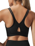 Yvette Yoga Bras - Light Support Spaghetti Strap Design for Yoga, Pilates & Daily Wear