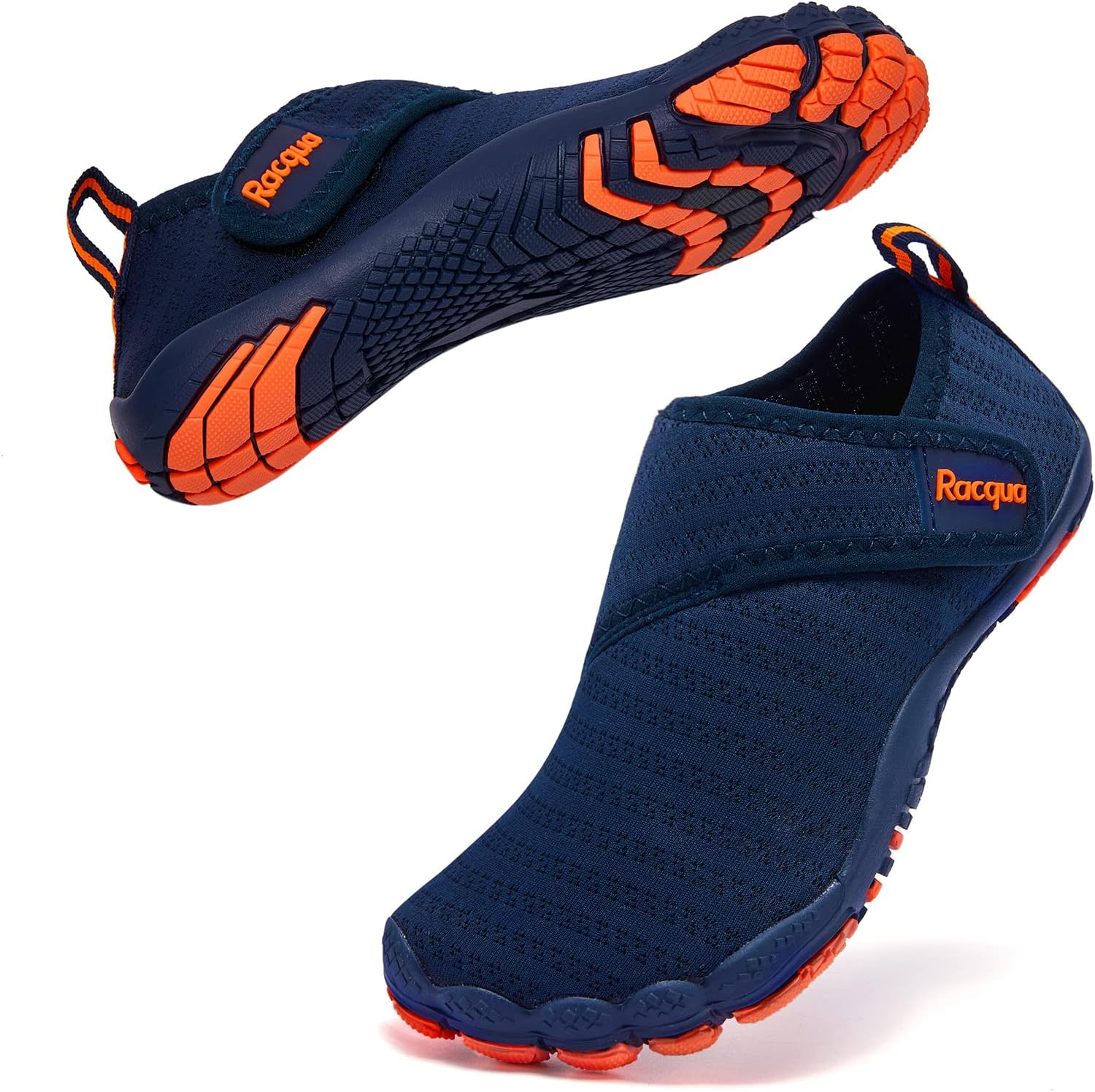 Racqua Kids' Quick-Dry Water Shoes - Lightweight Barefoot Aqua Shoes for Pool & Beach Fun
