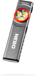 NEBO SLIM Mini Rechargeable Pocket Light - 250 Lumens, 2 Modes, Magnetic Base, Lightweight & Water Resistant