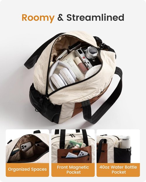 LOVEVOOK Gym Bag - Lightweight Travel Duffle with Wet Pocket | Perfect for Yoga, Weekend Trips, and Hospital Use