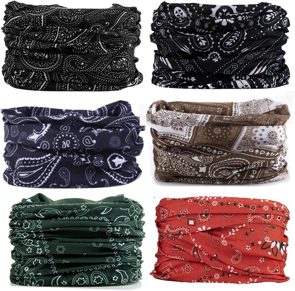 Skiennix Neck Gaiter Face Cover - Breathable Sun & Dust-Proof Scarf for Cycling, Running, Hiking