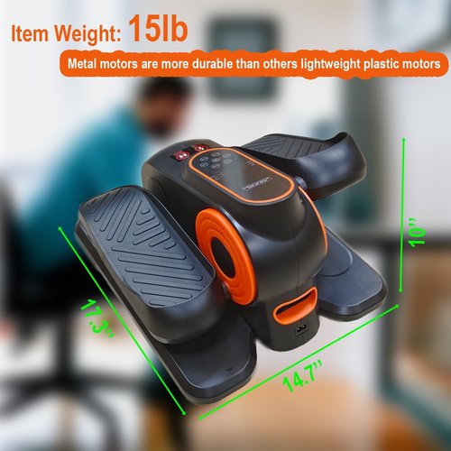 Elliptical Exercise Machine - Under Desk Trainer for Seniors | Compact & Easy Home Workout