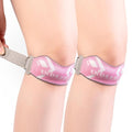 INDEEMAX Knee Brace - Patellar Tendon Support Strap for Pain Relief | 2 Pack, Pink