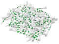 2-3/4" Champ FlyTee My Hite Golf Tees White/Green Stripe Golf Tee, 100 Count