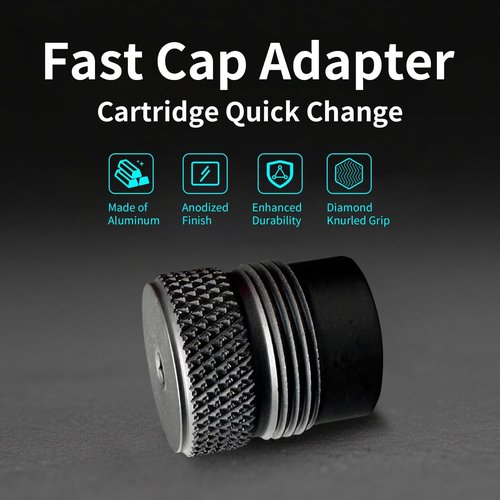 Fast Cap Adapter - Quick Change Cartridge Cap for BYRNA SD/LE/EP/HD - Easy Cylinder Replacement