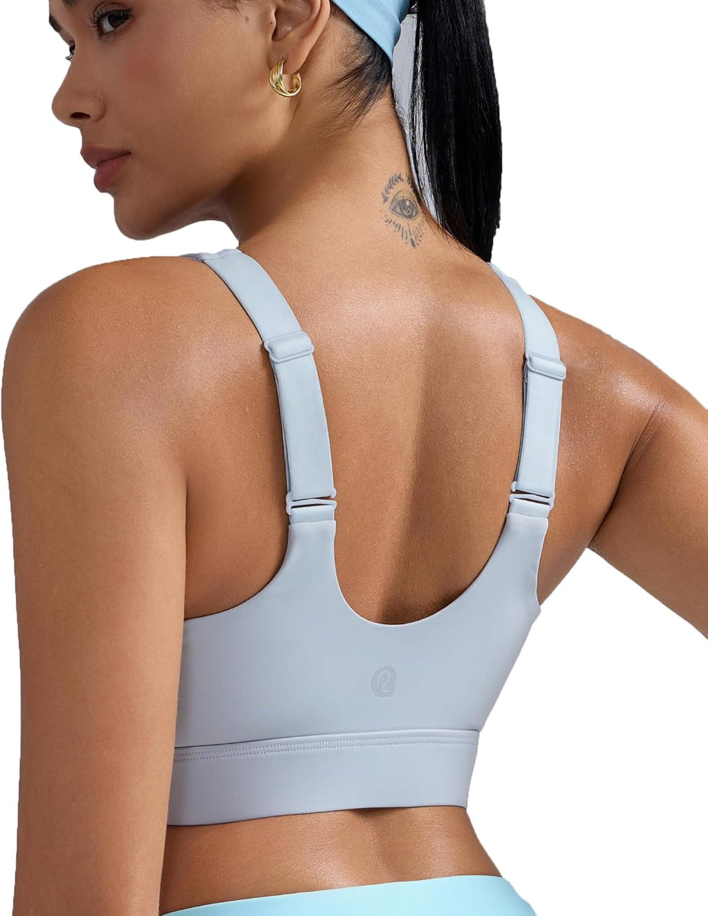 RUNNING GIRL High Support Sports Bra - Adjustable Straps & Sewn-In Pads for Women | Comfortable Workout Wear