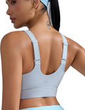 RUNNING GIRL High Support Sports Bra - Adjustable Straps & Sewn-In Pads for Women | Comfortable Workout Wear