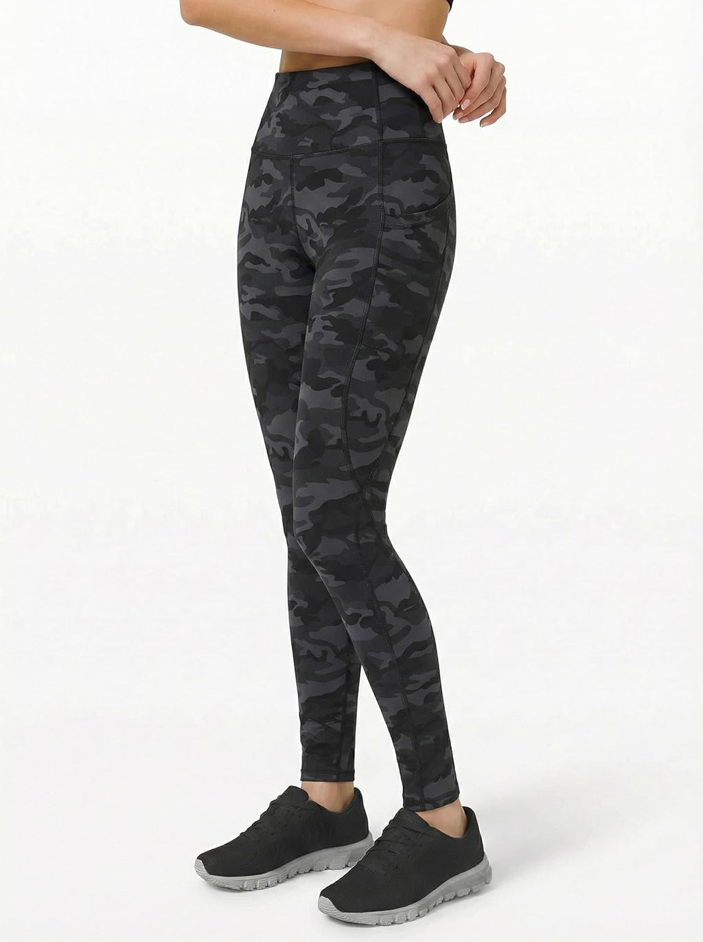 PHISOCKAT High Waist Yoga Pants - Tummy Control Leggings with Pockets | 4-Way Stretch, 2 Pack