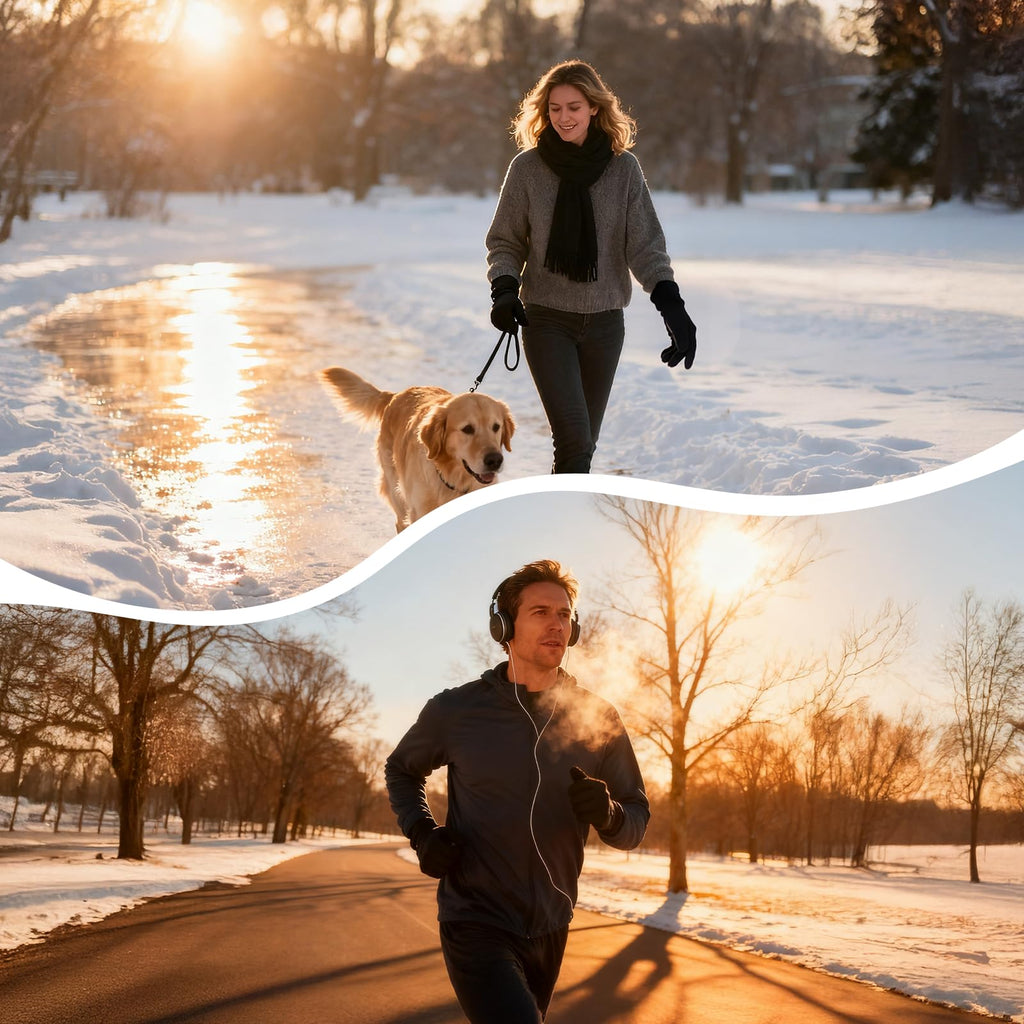 day wolf Heated Glove Liners Electric Gloves for Men Women Rechargeable Battery Hand Warmer for Winter Sports Snow Biking Riding Skiing Cycling Hunting Snowboarding