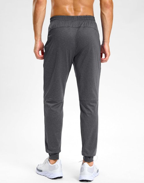 G Gradual Men's Joggers - Stretch Tapered Sweatpants with Zipper Pockets | Quick-Dry Athletic Gym Pants