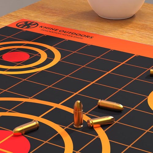 KNINE OUTDOORS Shooting Paper Targets - 12x18 Inch Bulk Pack for Hunting & Handguns | Axis Design