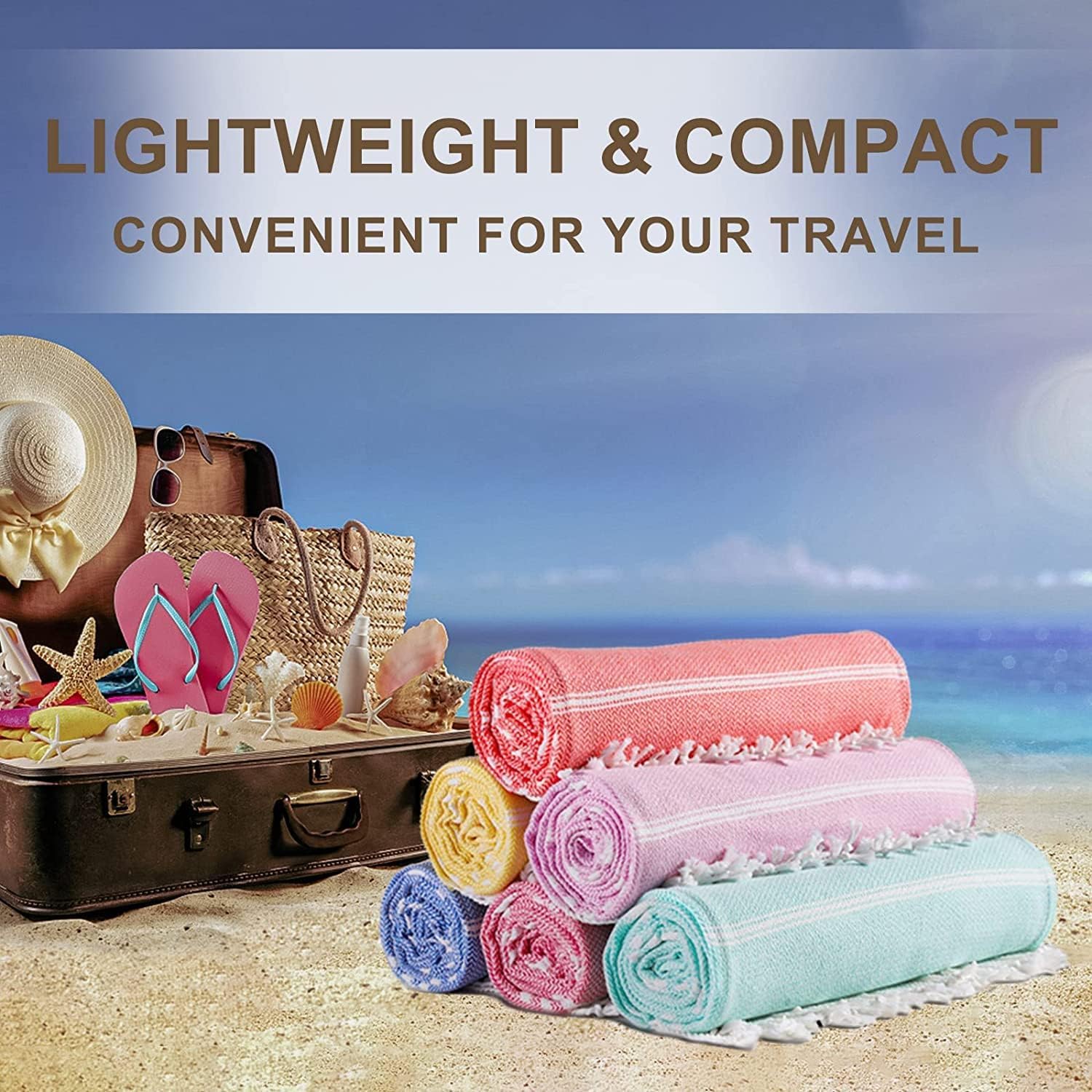 Skiennix Turkish Beach Towels - Quick Dry, Sand-Free Oversized XL Bath & Pool Towels | Travel Essentials