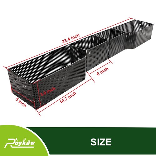 Roykaw Golf Cart Front Inner Basket Dash Storage/Tray Organizer Compatible with Yamaha G29/Drive/Drive 2 Models, Upgrade Larger Compartments & More Sturdy and Durable