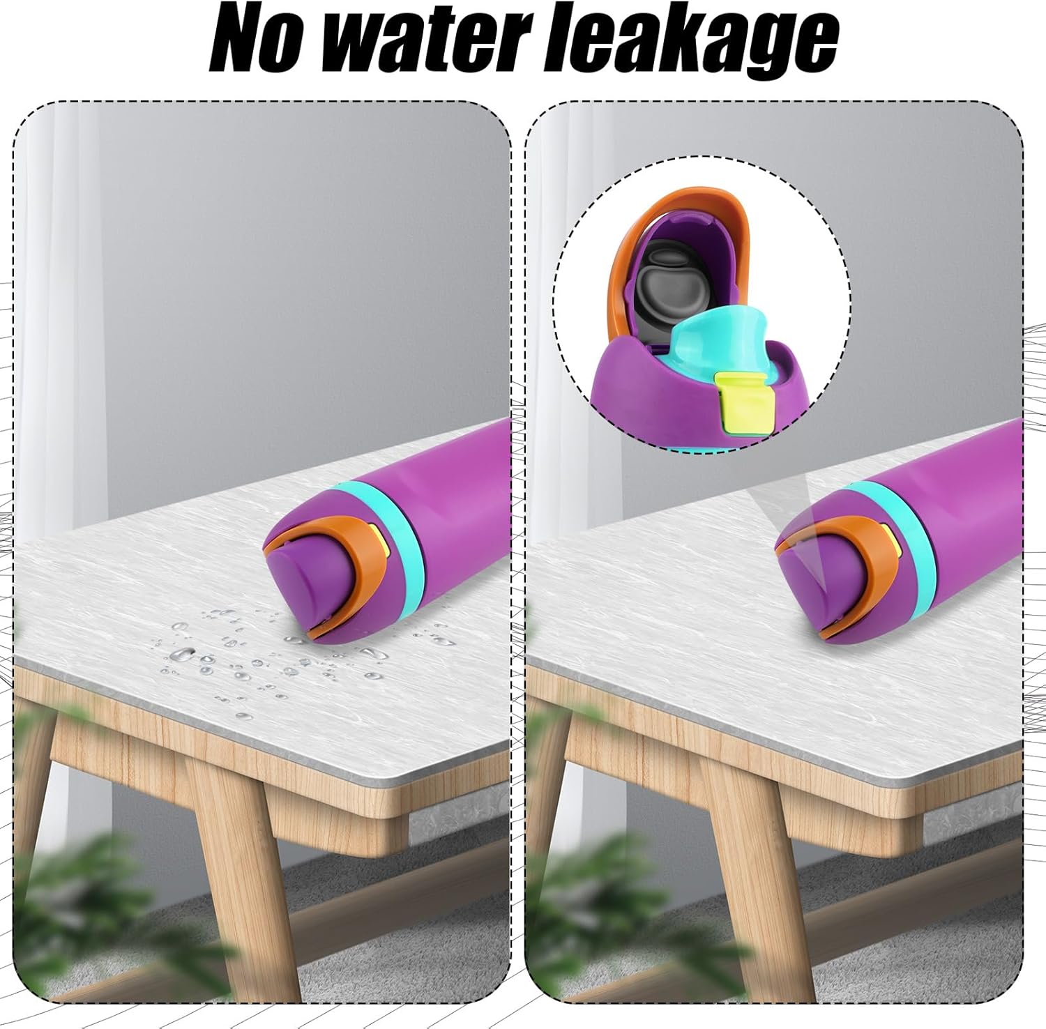 Owala | Water Bottle Top Lid Replacement - Silicone Plug Accessories for 24oz & 32oz Bottles (Black)