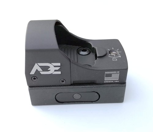 Ade Advanced Optics RD3-002 Compact Red Dot Sight with Integral Weaver-Picatinny Mount