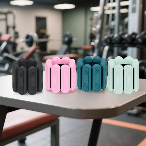Smlper Ankle Weights Set of 2(0.5/1/2 lb Each) – Ankle Weights for Women, Adjustable Wrist Weights with Premium Silicone for Gym, Pilates, Yoga, Running, Swimming