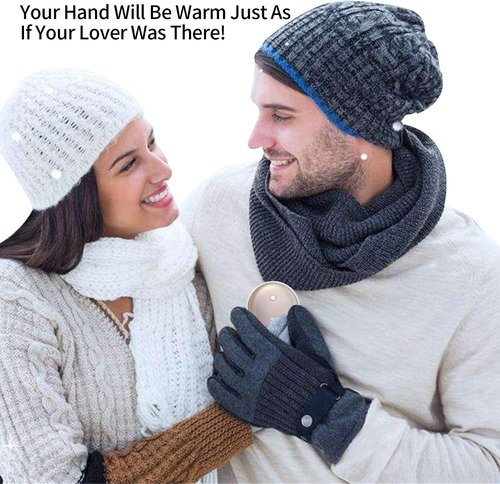 Karecel Rechargeable Hand Warmers - 10400mAh Double-Sided Heat | Portable 4-Inch Winter Essentials