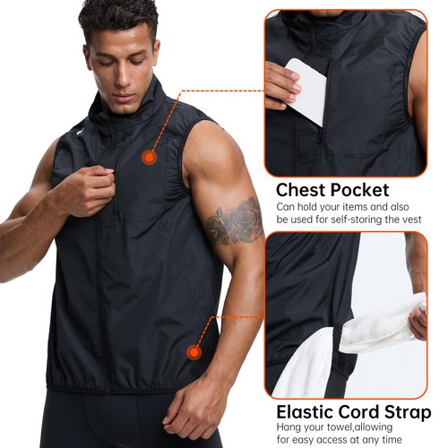 HOTSUIT Sweat Vest for Men Weight Loss Full Zipper Sauna Vest for Men Anti-Rip Heat Trapping Shirt for Gym Boxing, Black, 3XL