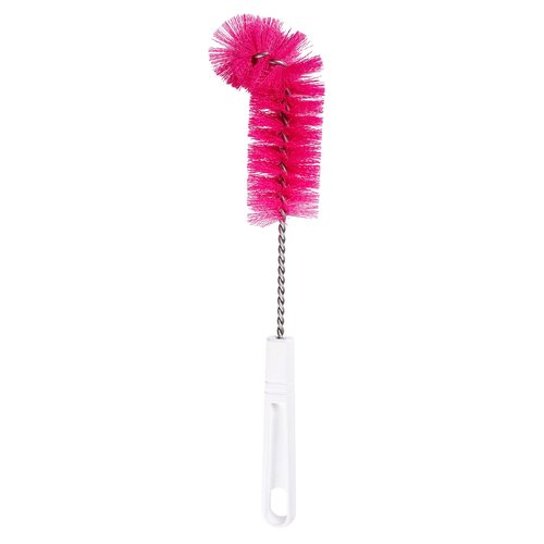 Fuller Brush Bottle Brush – Cleans Narrow Mouth Water Bottles, Travel Mugs, Sports Tumblers, Hydration Flasks, Gym Jugs - Pink