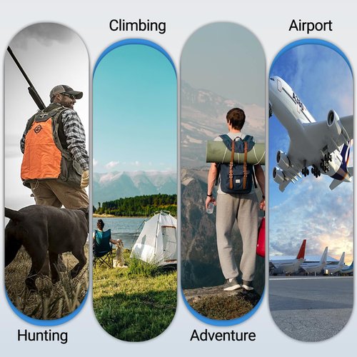 BAOFENG Ham Radio Handheld AR-5RM 10W Long Range Walkie Talkies Rechargeable Portable Tactical Emergency NOAA Weather Two Way Radios USB-C Charger For Survival Gear Camping,2 Pack
