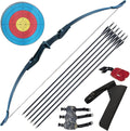 Tongtu Recurve Bow - Takedown Archery Set for Adults & Youth | Right & Left Handed, 30lb/40lb, 6 Arrows Included