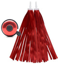 Red Bike Bell Red Bike Streamers Ribbon Bicycle Tassels for Bike Handlebar Decorations