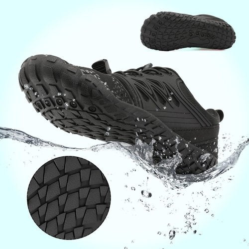 L-RUN Kids Water Shoes - Quick Dry Barefoot Sneakers for Beach & Pool | Non-Slip Outdoor Athletic Footwear