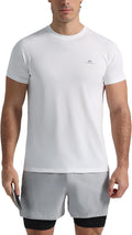 Pioneer Camp Men's Moisture-Wicking Running Shirt - UPF 50+ Short Sleeve Athletic Top