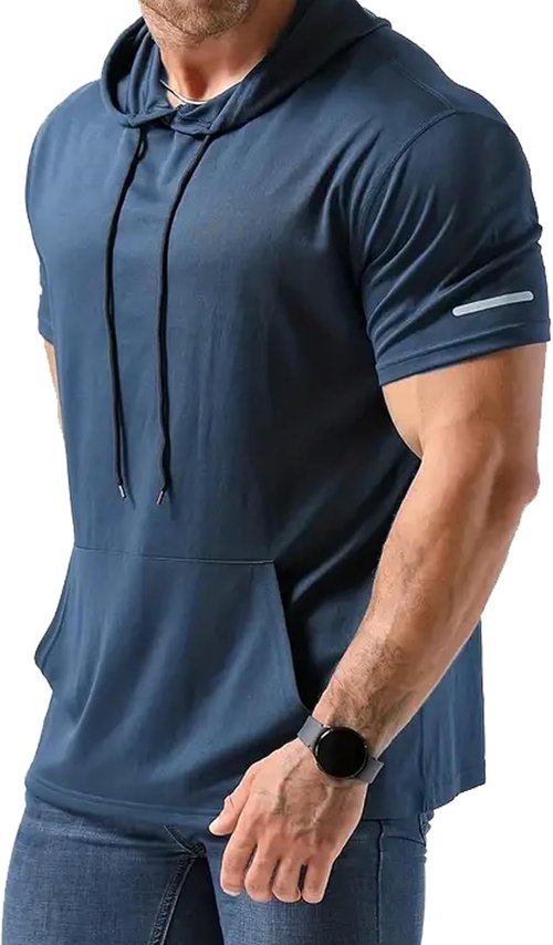 Frueo Men's Athletic T-Shirts - Quick Dry Moisture-Wicking Short Sleeve Mesh | 1/3 Pack