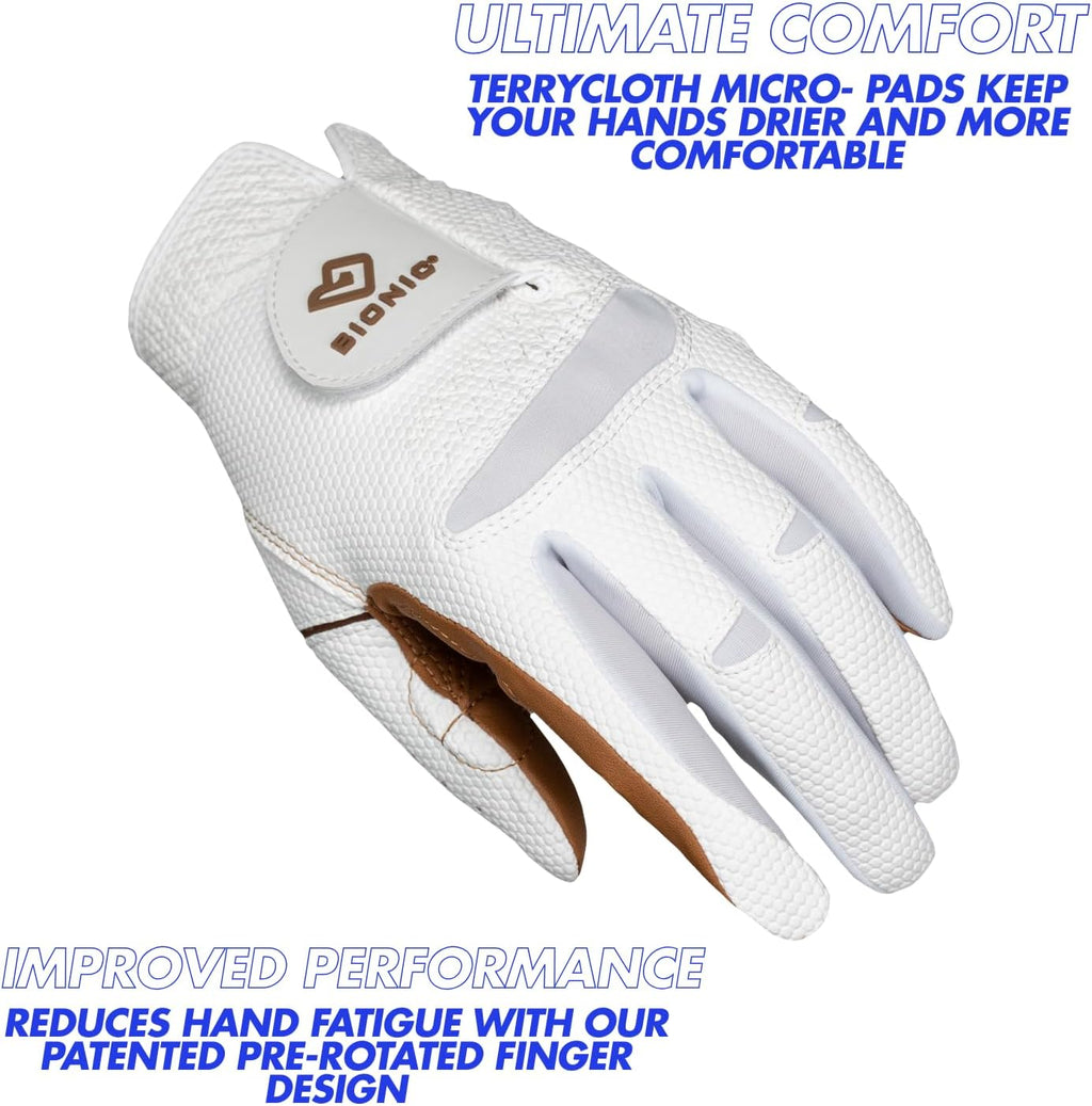 Bionic Women's Golf Glove - RelaxGrip 2.0 DX for Enhanced Comfort & Performance