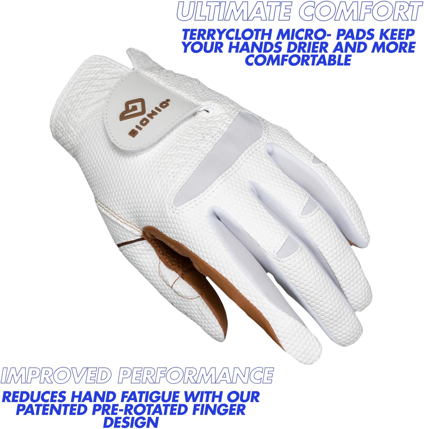 Bionic Women's Golf Glove - RelaxGrip 2.0 DX for Enhanced Comfort & Performance