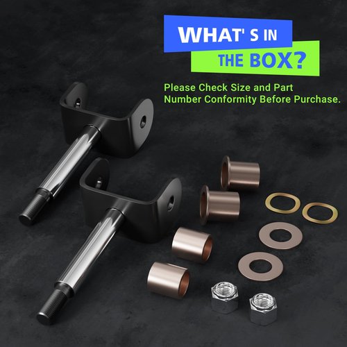 CLUBRALLY Golf Cart King Pin Repair Kit for 1981-Up Club Car DS Gas & Electric Golf Cart, OEM#1016386