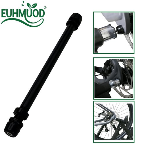 EUHMUOD 12mm Thru Axle Adapter - M12 x 1.5 Thread Replacement for Wahoo, TacX, Saris Bike Trainers - Rear Wheel Axle Converter for Indoor Cycling Setup