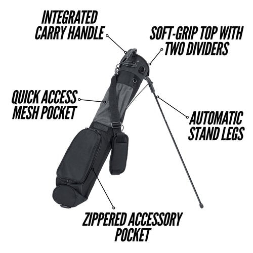 Datrek Ranger Sunday Golf Bag, Teal/Charcoal