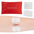 VPRIME SAFETYFY 34 Pack Wound Closure Strips, Zip Stitches Wound Closure Kit 6PCS Repair Wounds Without Stitches, Sutures Butterfly Bandaids for Cut Care, Skin Closures, Outdoor Survival, Trauma Care