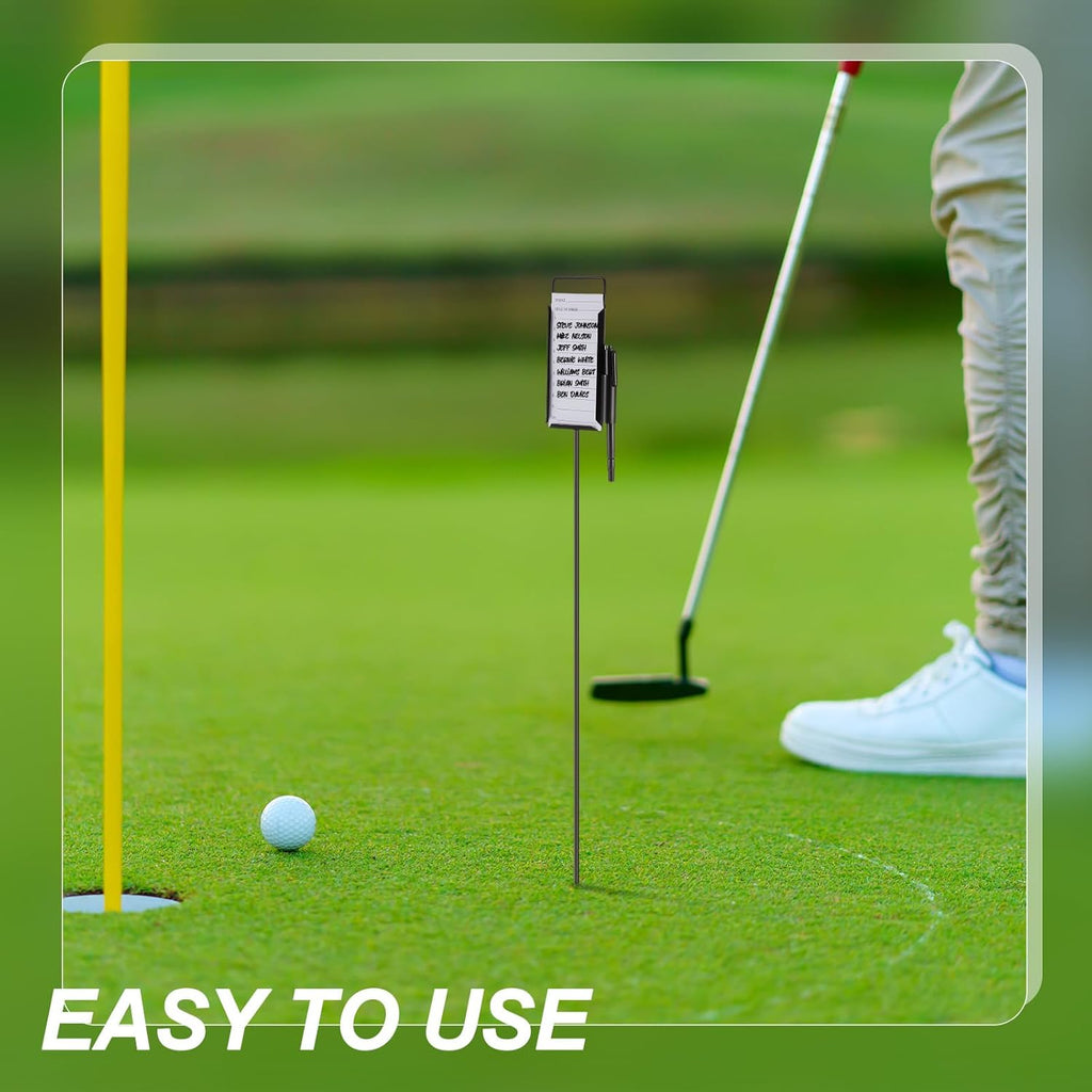 Shappy Golf Proximity Marker Set - Closest to The Pin CTP Markers with Black Pens | 4 or 6 Pack