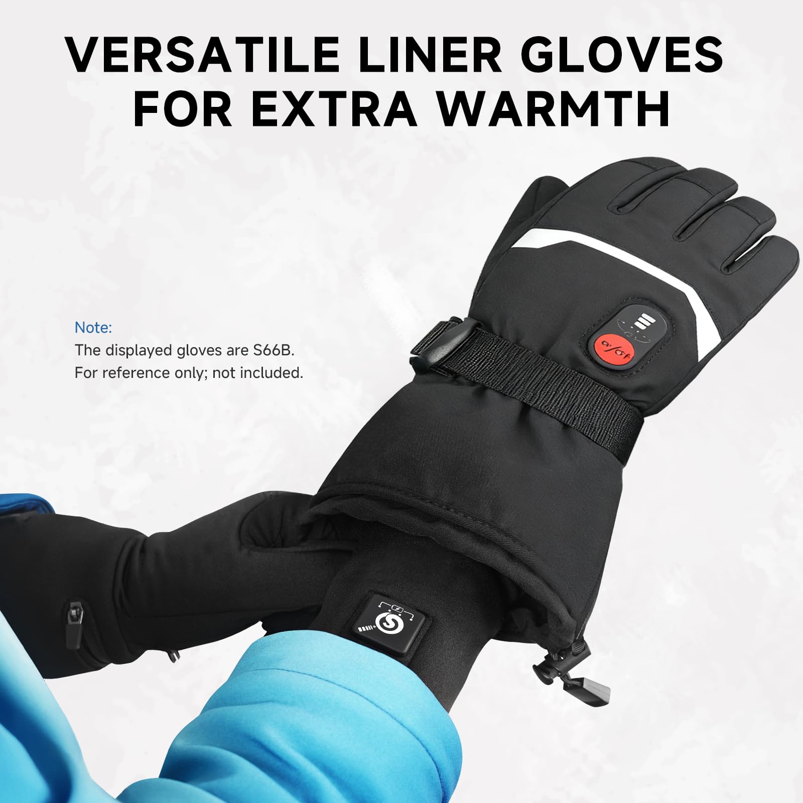 day wolf Heated Glove Liners Electric Gloves for Men Women Rechargeable Battery Hand Warmer for Winter Sports Snow Biking Riding Skiing Cycling Hunting Snowboarding