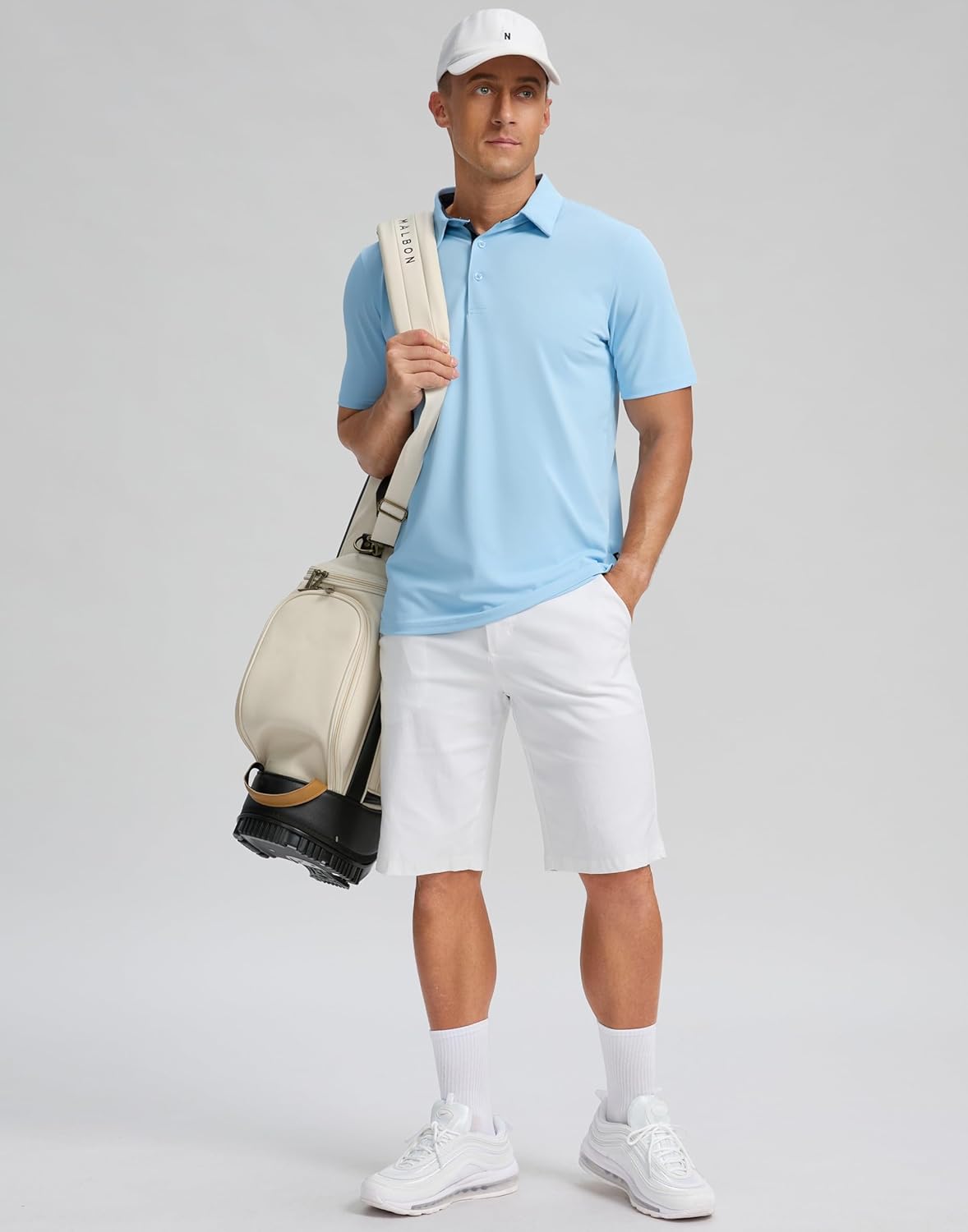 Skiennix Men's Golf Polo Shirts - Dry Fit Moisture-Wicking Performance | Short Sleeve Casual Athletic Wear